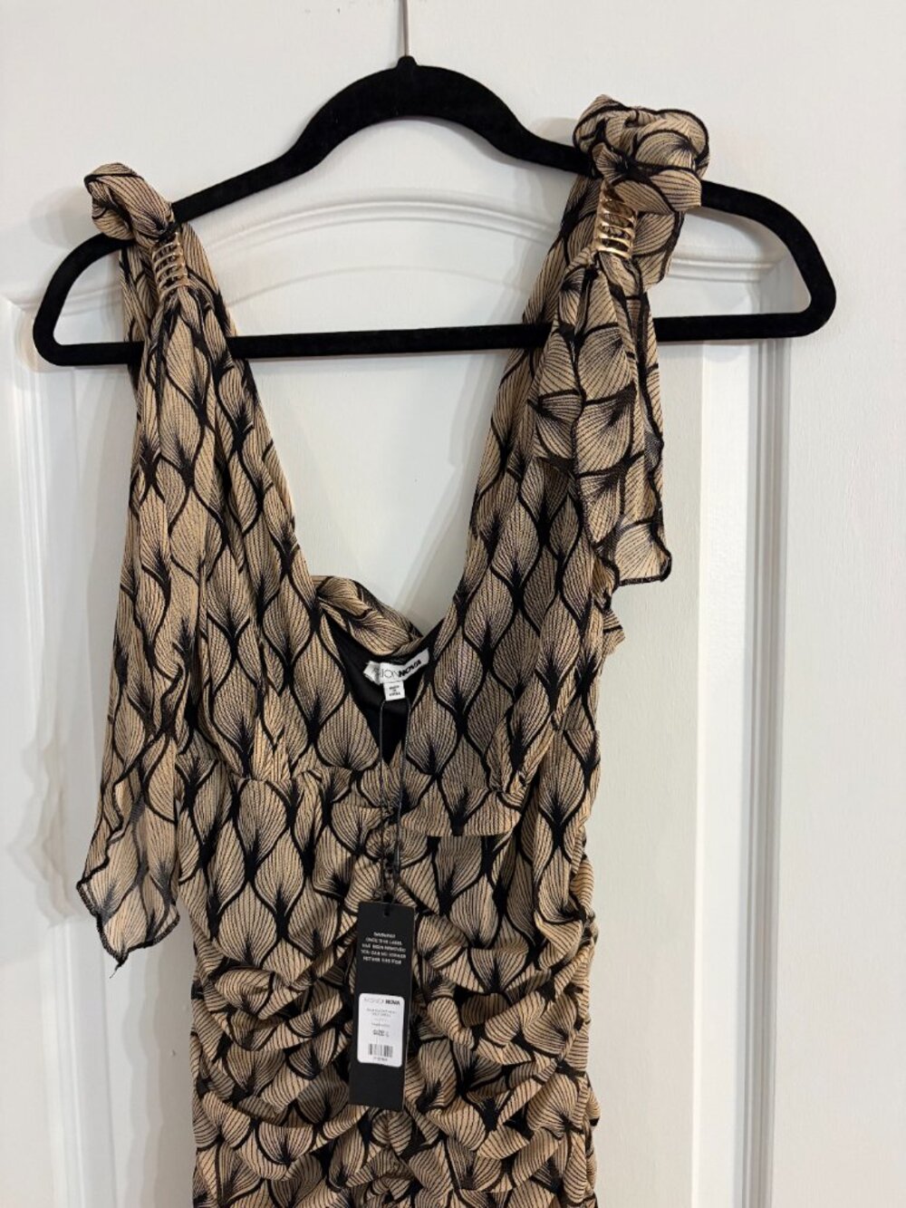 Nyla Ruched Mesh Maxi Dress - Picture 5 of 6